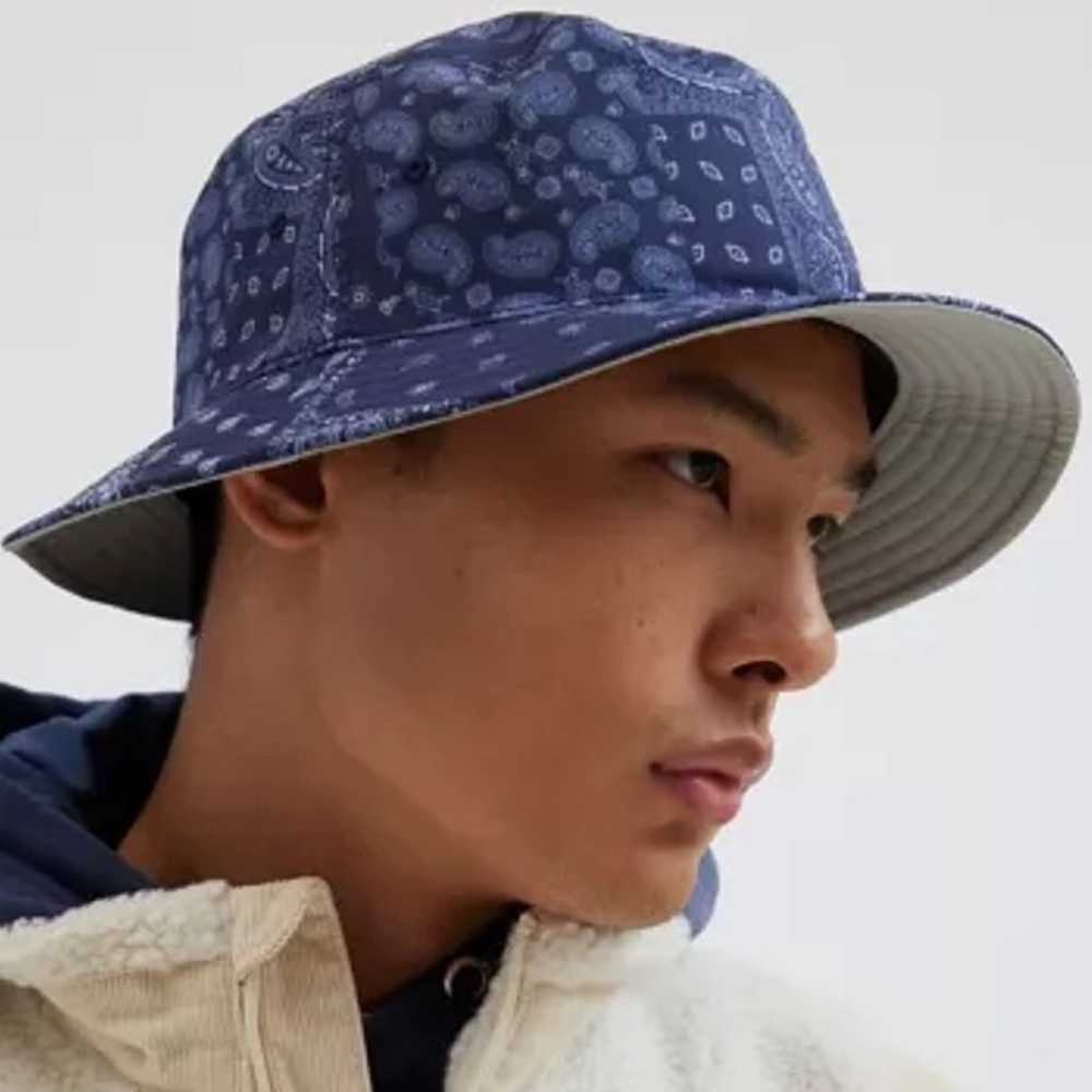Retro Bandana Tech Bucket Hat - Picture 2 of 8